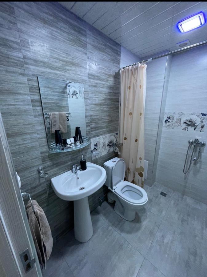 Cool Blue Interior Self Check In Appartement *